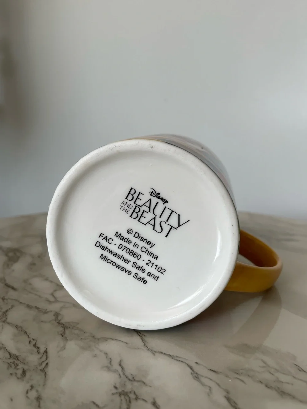 Disney Beauty & The Beast Belle & Prince Adam Ceramic Mug